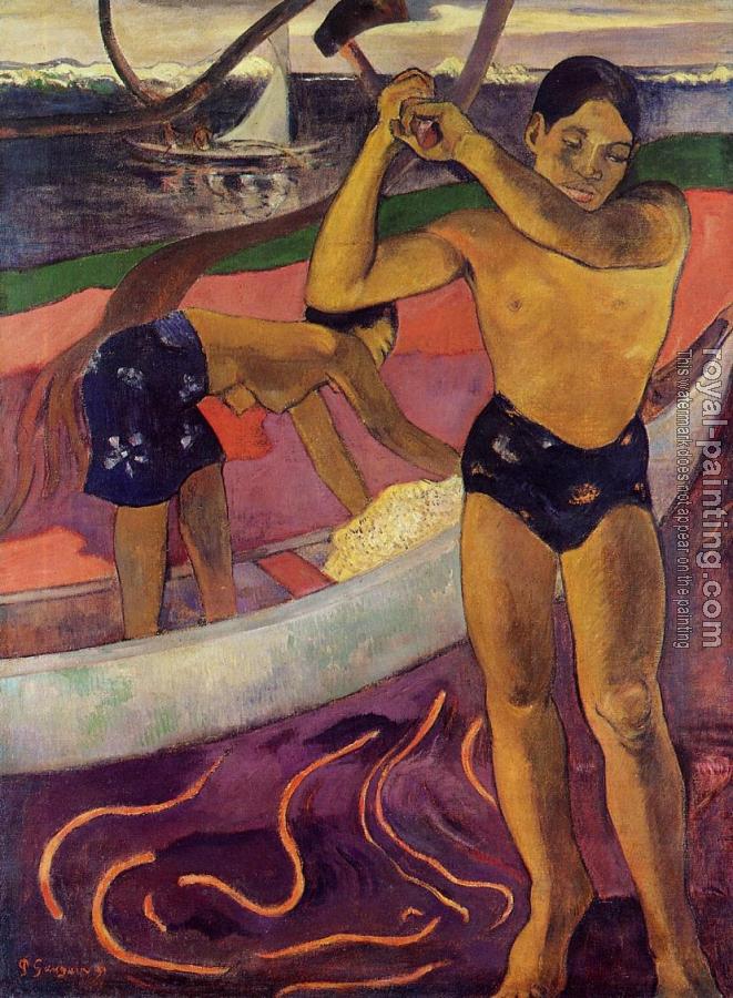 Paul Gauguin : Man with an Ax